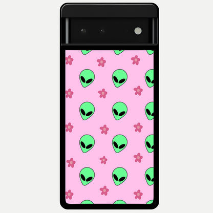  Cosmic Cute Crush Glass Case For Google Pixel 6 back cover – full design glossy printed glass finish