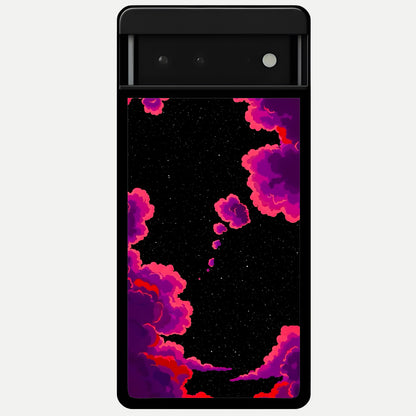  Galaxy Dream Frame Glass Case For Google Pixel 6 back cover – full design glossy printed glass finish