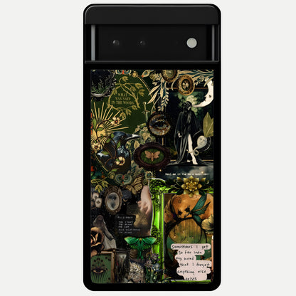  Mystic Woods Secret Glass Case For Google Pixel 6 back cover – full design glossy printed glass finish