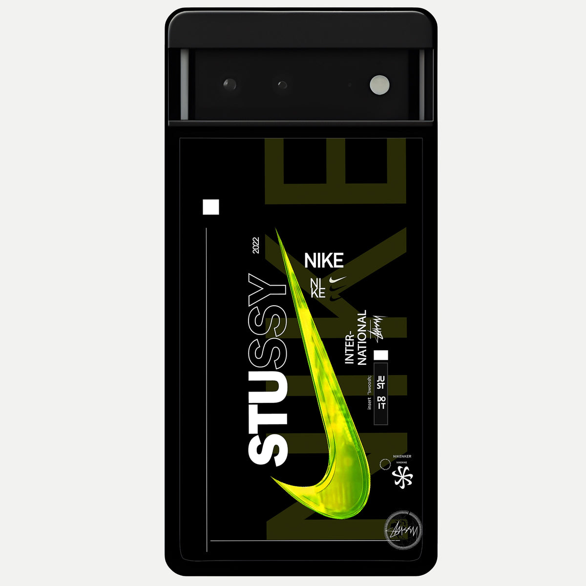  Neon Street Edition Glass Case For Google Pixel 6 back cover – full design glossy printed glass finish