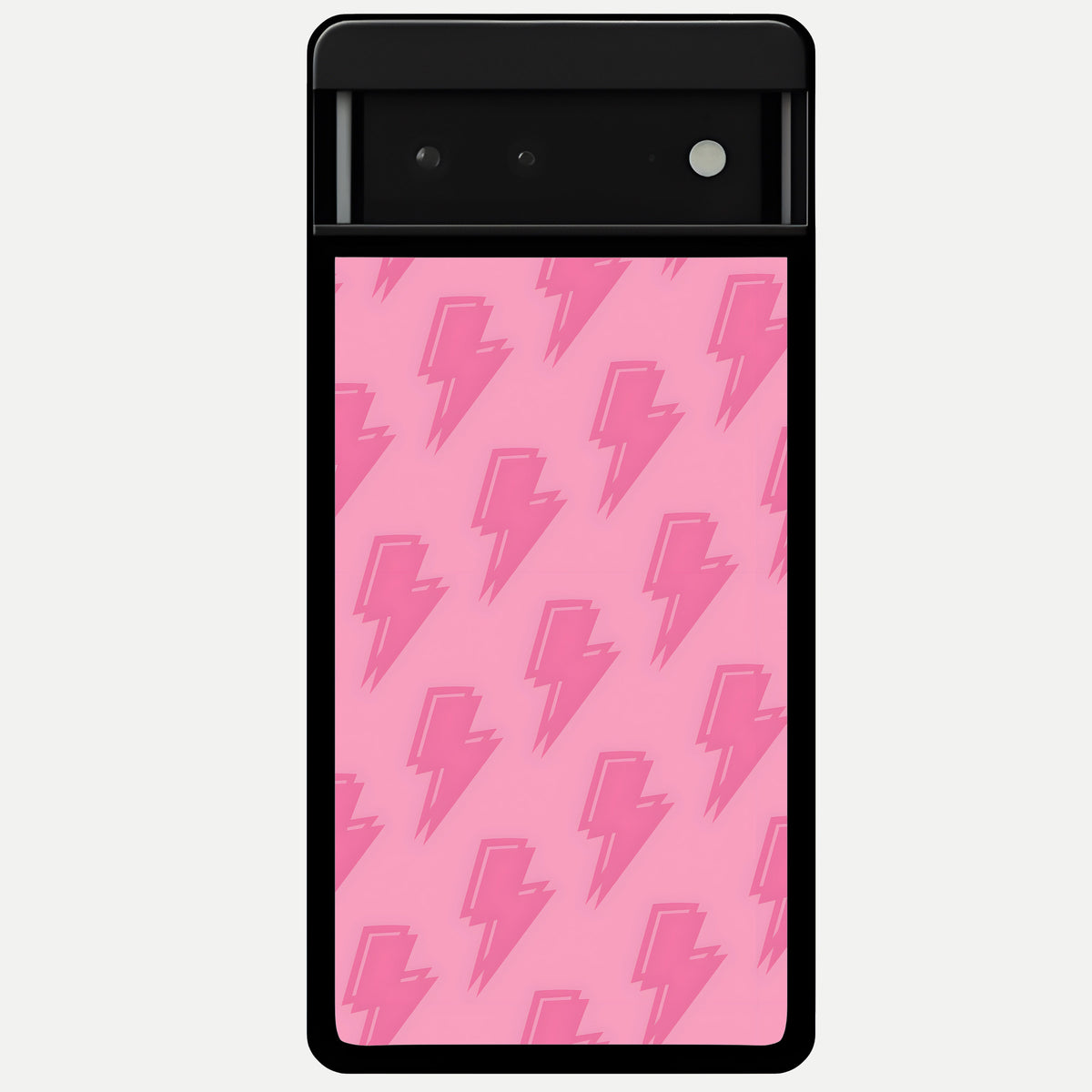  Pink Moo Magic Glass Case For Google Pixel 6 back cover – full design glossy printed glass finish