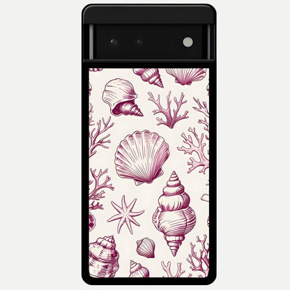  Pink Power Sparks Glass Case For Google Pixel 6 back cover – full design glossy printed glass finish