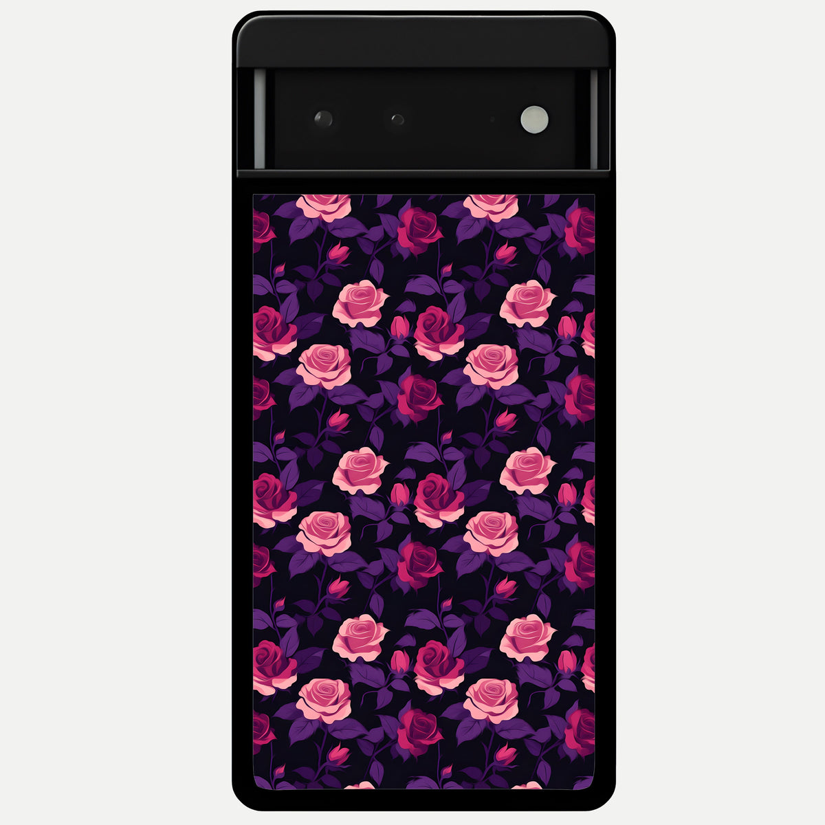  Rose Garden Twilight Glass Case For Google Pixel 6 back cover – full design glossy printed glass finish