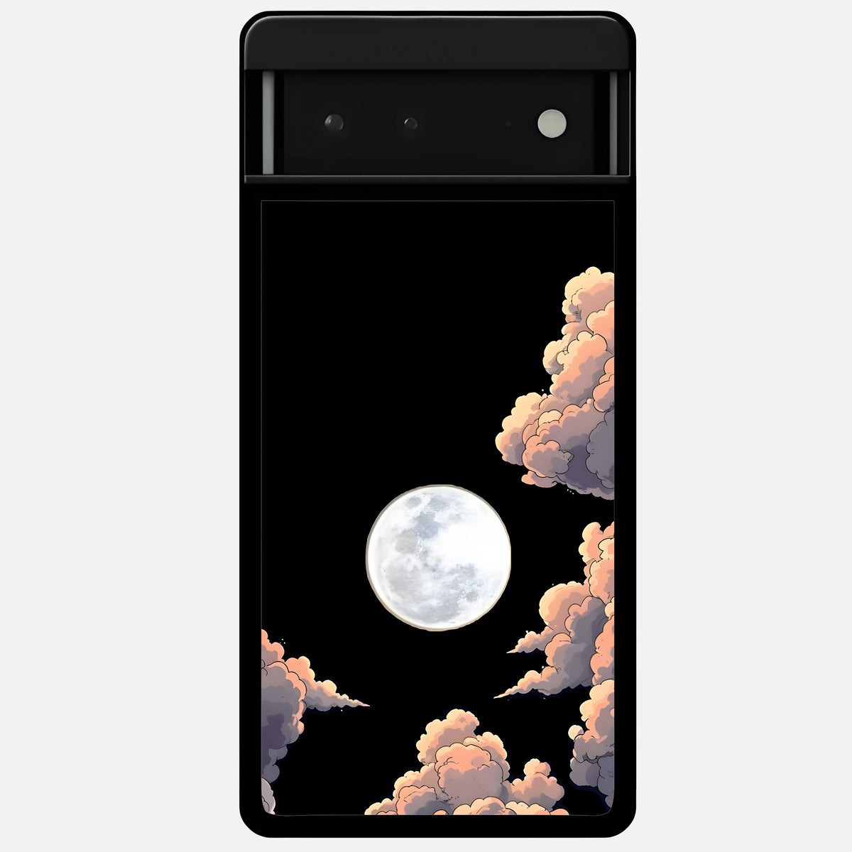  Shade Cloud Moon Glass Case For Google Pixel 6 back cover – full design glossy printed glass finish