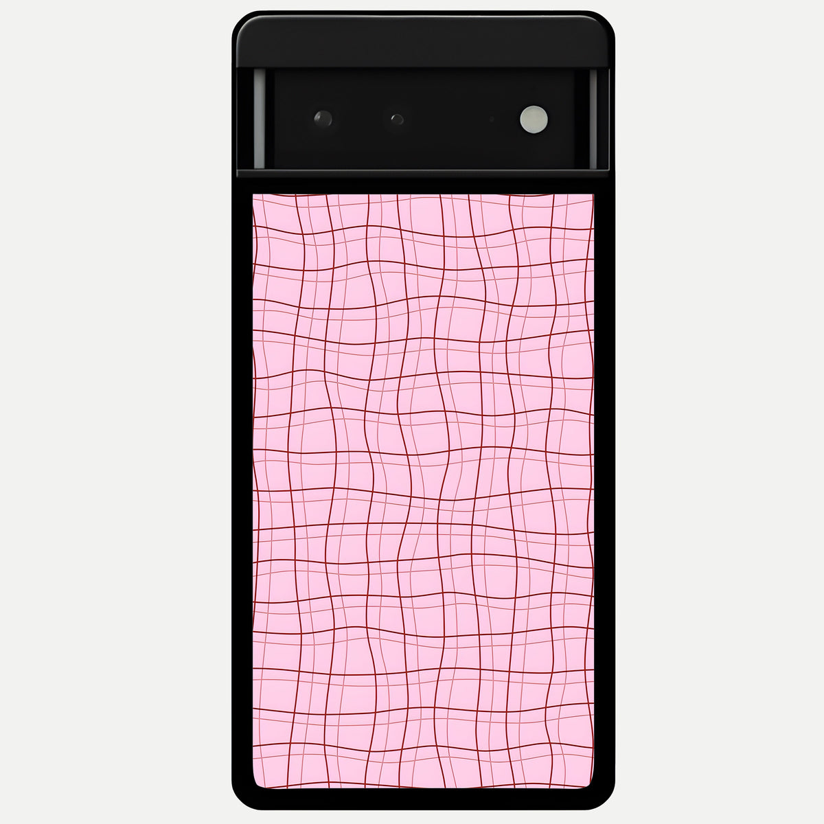  Soft Grid Bliss Glass Case For Google Pixel 6 back cover – full design glossy printed glass finish