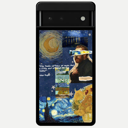  Starry Dream Vision Glass Case For Google Pixel 6 back cover – full design glossy printed glass finish