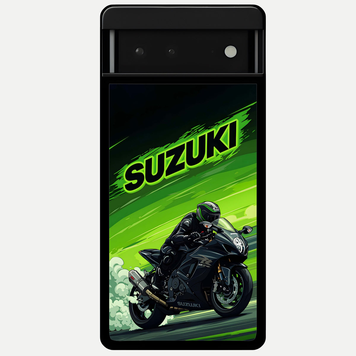  Suzuki Speed Beast Glass Case For Google Pixel 6 back cover – full design glossy printed glass finish