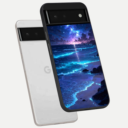  Classic Damn Look phone case For Google Pixel 6 showing premium glass back cover with detailed artwork