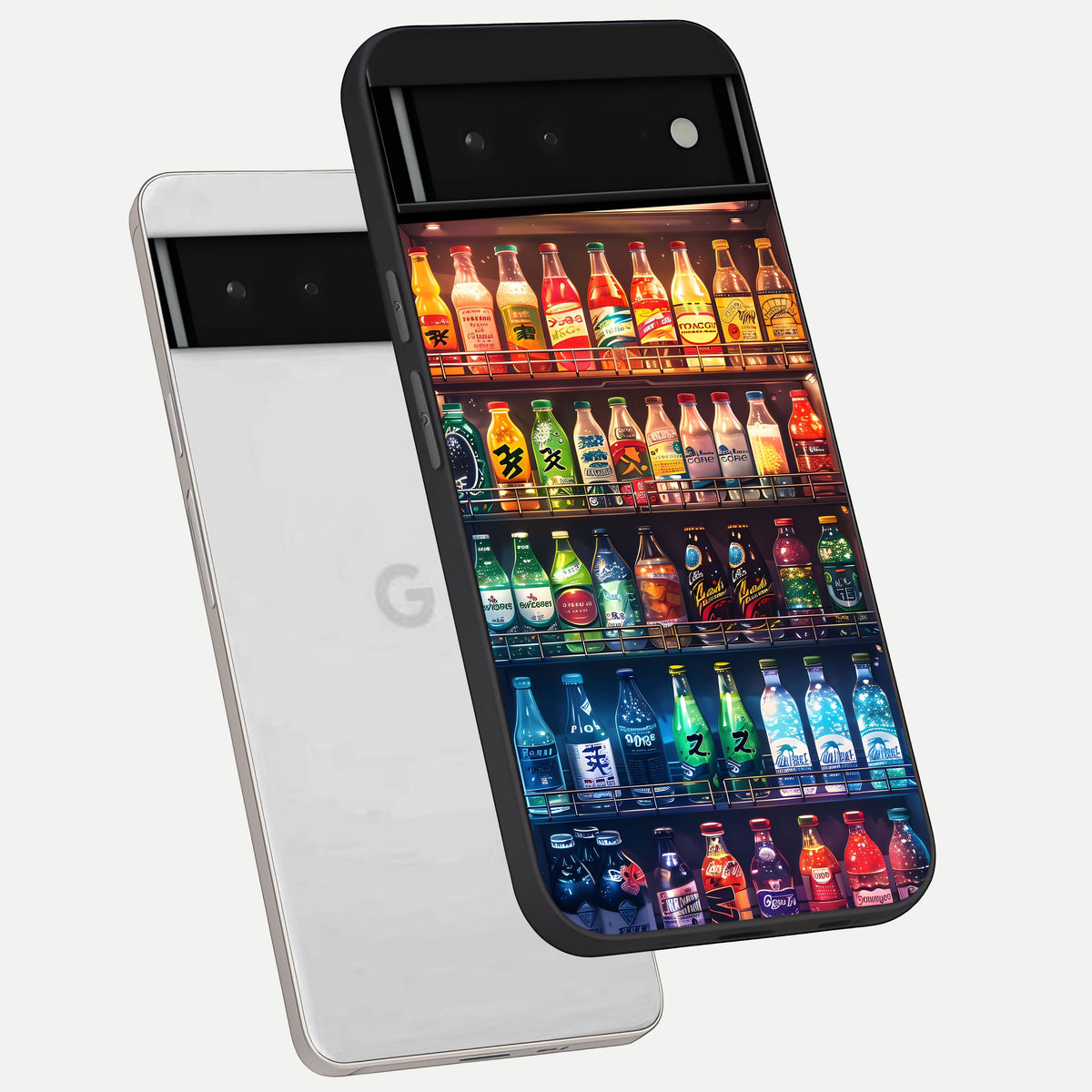  Colorfull Tree phone case For Google Pixel 6 showing premium glass back cover with detailed artwork