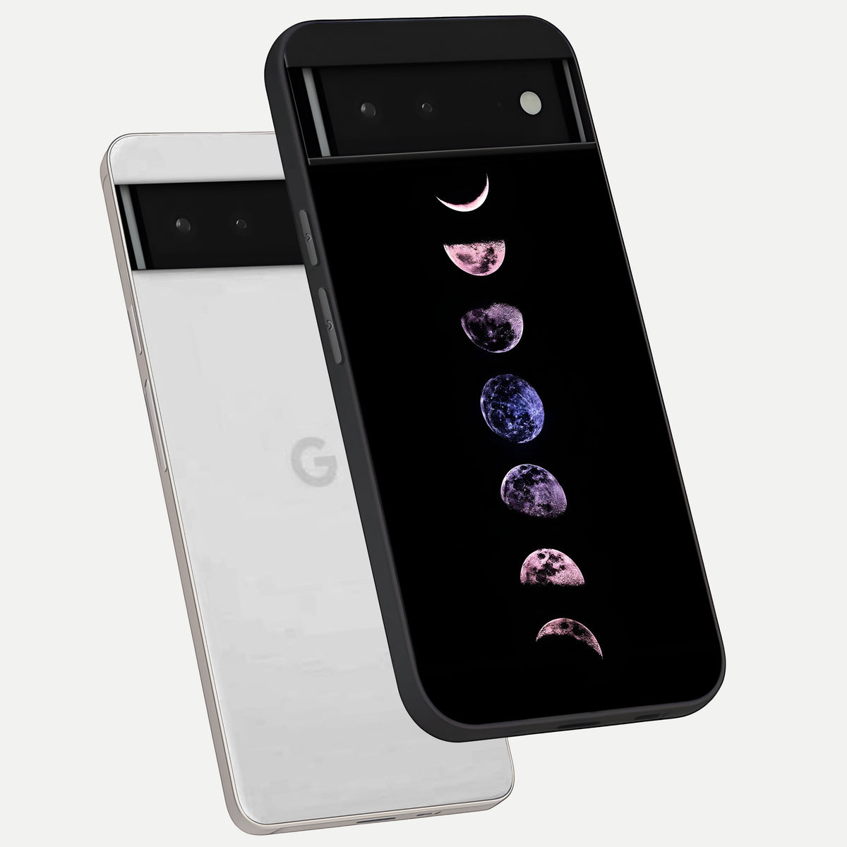  Crimson All Planets phone case For Google Pixel 6 showing premium glass back cover with detailed artwork