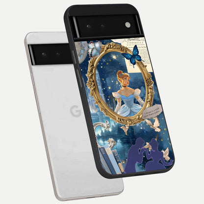  Midnight Queen phone case For Google Pixel 6 showing premium glass back cover with detailed artwork