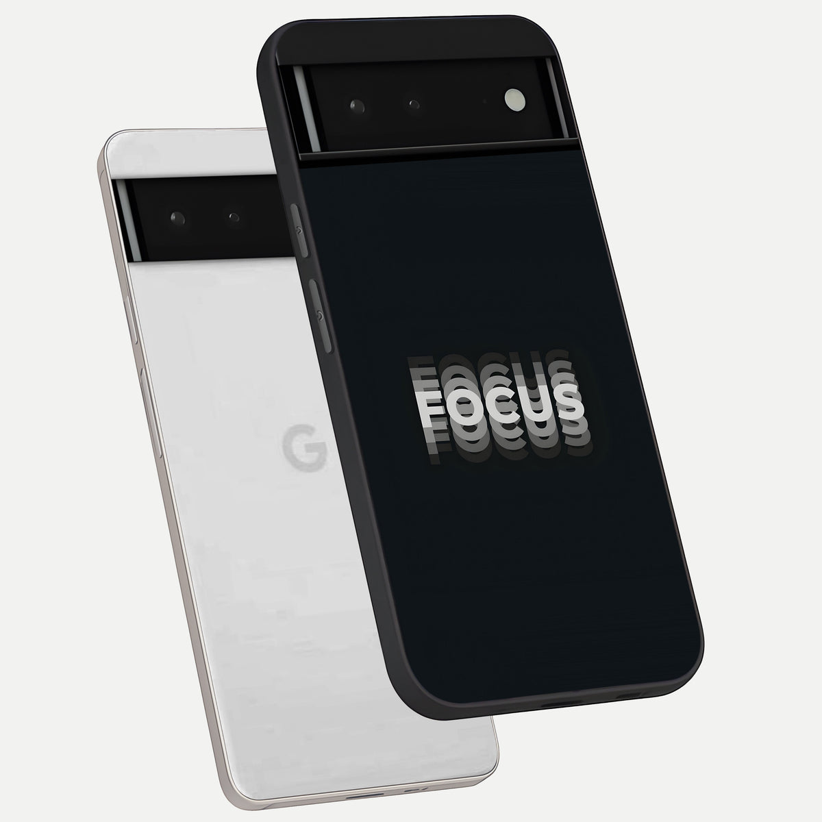 Mono Focus Vision phone case For Google Pixel 6 showing premium glass back cover with detailed artwork