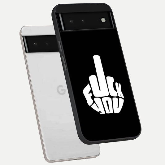  Rebel Mode On phone case For Google Pixel 6 showing premium glass back cover with detailed artwork