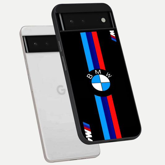  Turbo BMW Beast phone case For Google Pixel 6 showing premium glass back cover with detailed artwork
