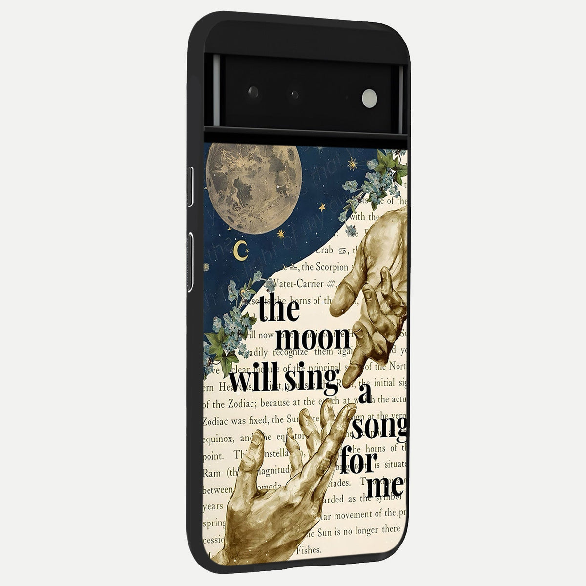  Aesthetic Divine back cover For Google Pixel 6 slim fit glass case with vibrant aesthetic design