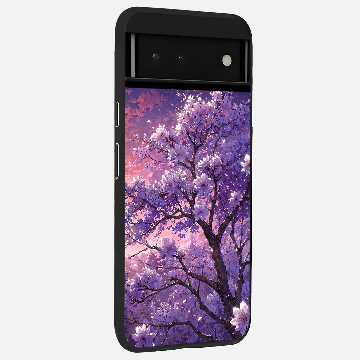  Blossom Tree back cover For Google Pixel 6 slim fit glass case with vibrant aesthetic design
