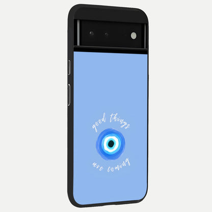  Bright Future Ahead back cover For Google Pixel 6 slim fit glass case with vibrant aesthetic design