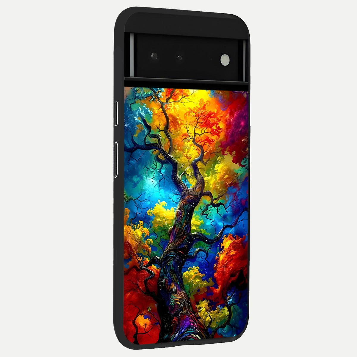  Colorful Soda Bottles back cover For Google Pixel 6 slim fit glass case with vibrant aesthetic design
