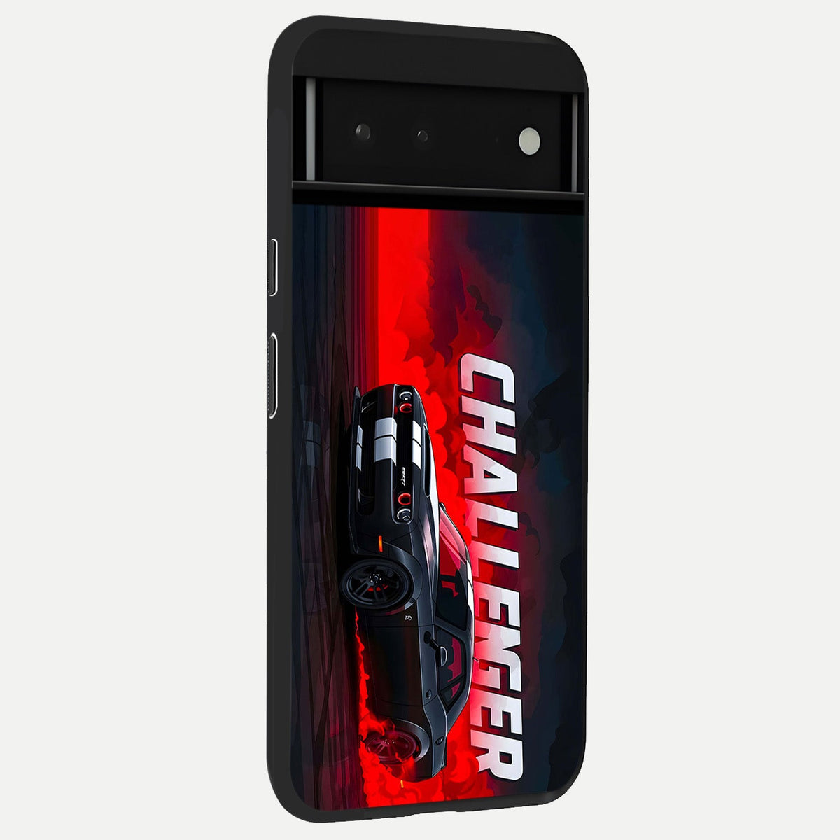  Crimson Challenger Fury back cover For Google Pixel 6 slim fit glass case with vibrant aesthetic design