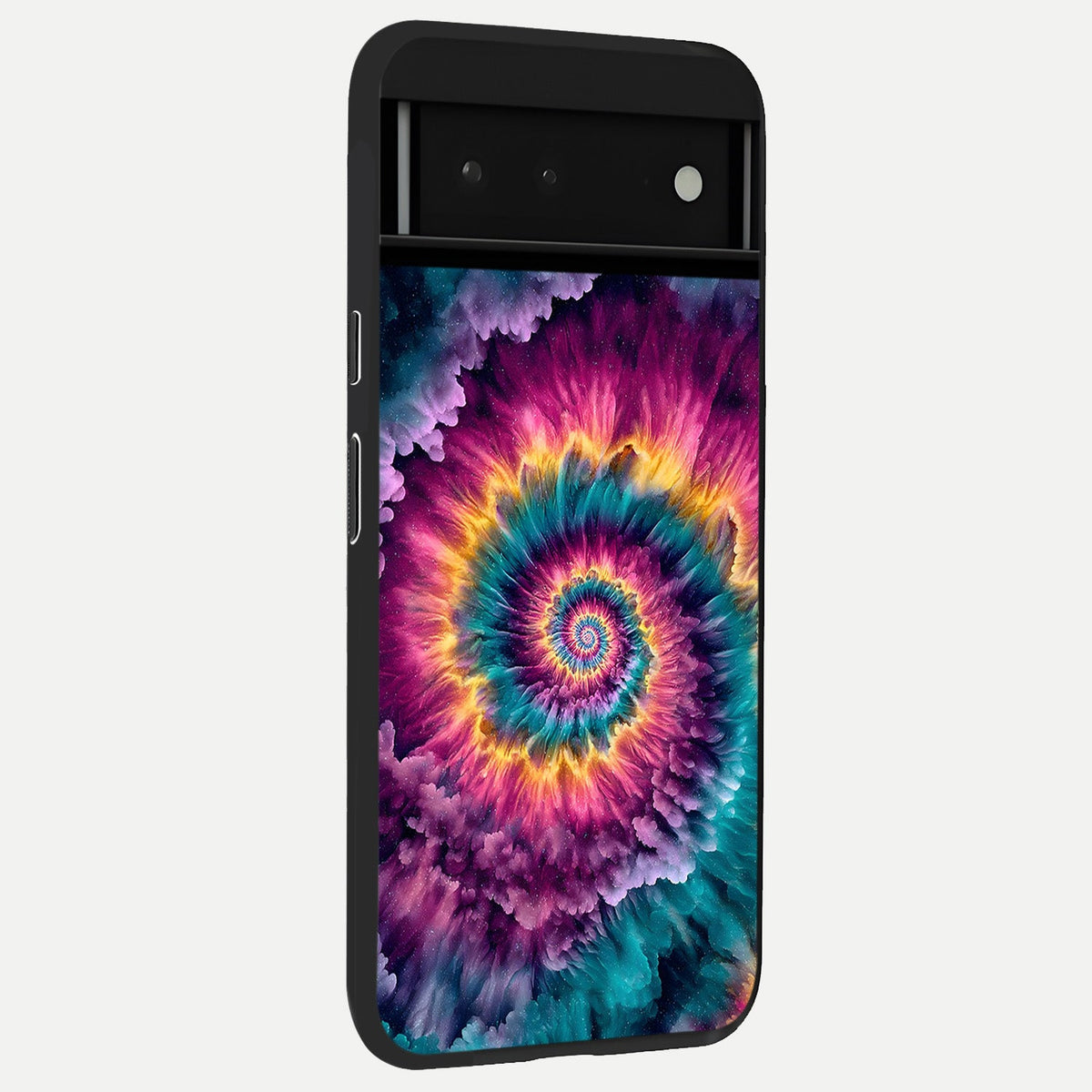 Galactic Spiral Burst back cover For Google Pixel 6 slim fit glass case with vibrant aesthetic design