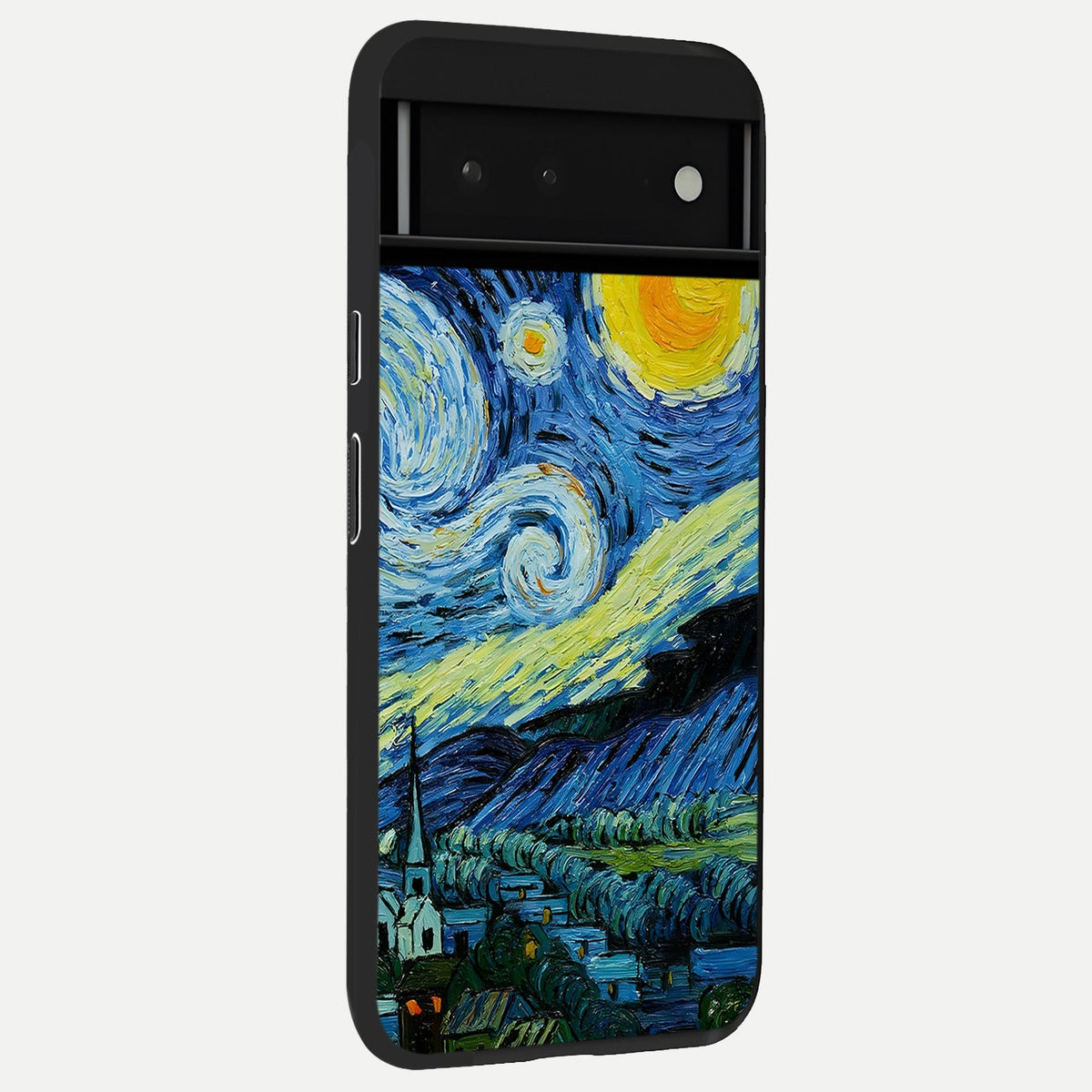  Inspired Van Gogh Art back cover For Google Pixel 6 slim fit glass case with vibrant aesthetic design