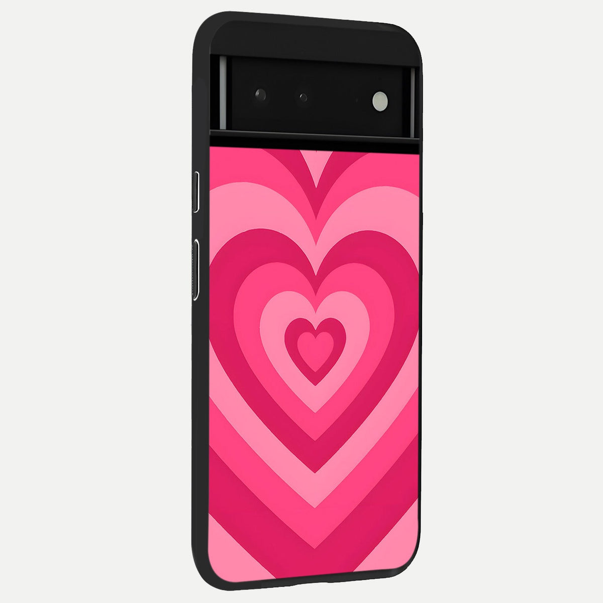  Layered Love Hearts back cover For Google Pixel 6 slim fit glass case with vibrant aesthetic design