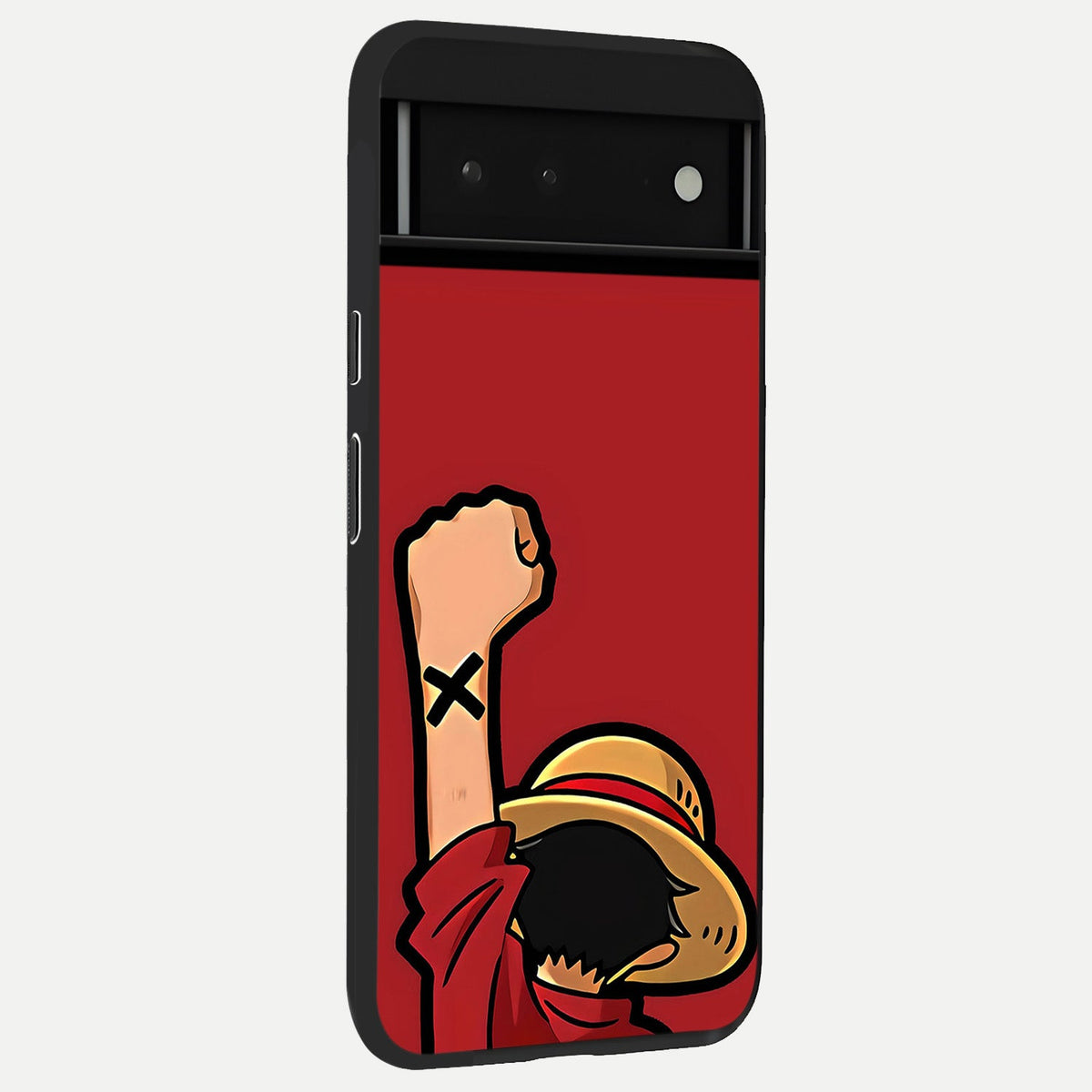  Luffy X Spirit back cover For Google Pixel 6 slim fit glass case with vibrant aesthetic design