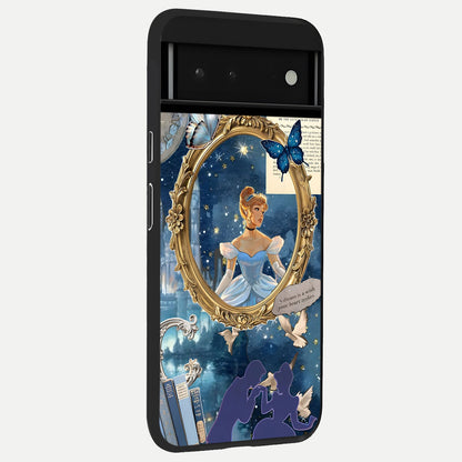  Midnight Queen back cover For Google Pixel 6 slim fit glass case with vibrant aesthetic design
