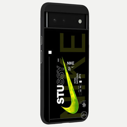  Neon Street Edition back cover For Google Pixel 6 slim fit glass case with vibrant aesthetic design