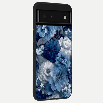  Royal Bloom Garden back cover For Google Pixel 6 slim fit glass case with vibrant aesthetic design