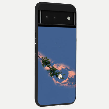  Sky Under Tree back cover For Google Pixel 6 slim fit glass case with vibrant aesthetic design
