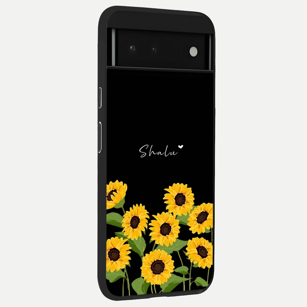  Sunflower Sky Bloom back cover For Google Pixel 6 slim fit glass case with vibrant aesthetic design