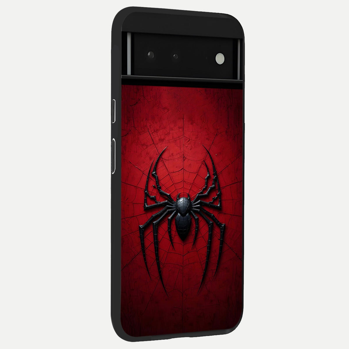 Superhero Web Emblem back cover For Google Pixel 6 slim fit glass case with vibrant aesthetic design