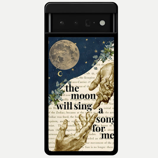  Aesthetic Divine Glass Case For Google Pixel 6 Pro back cover – full design glossy printed glass finish