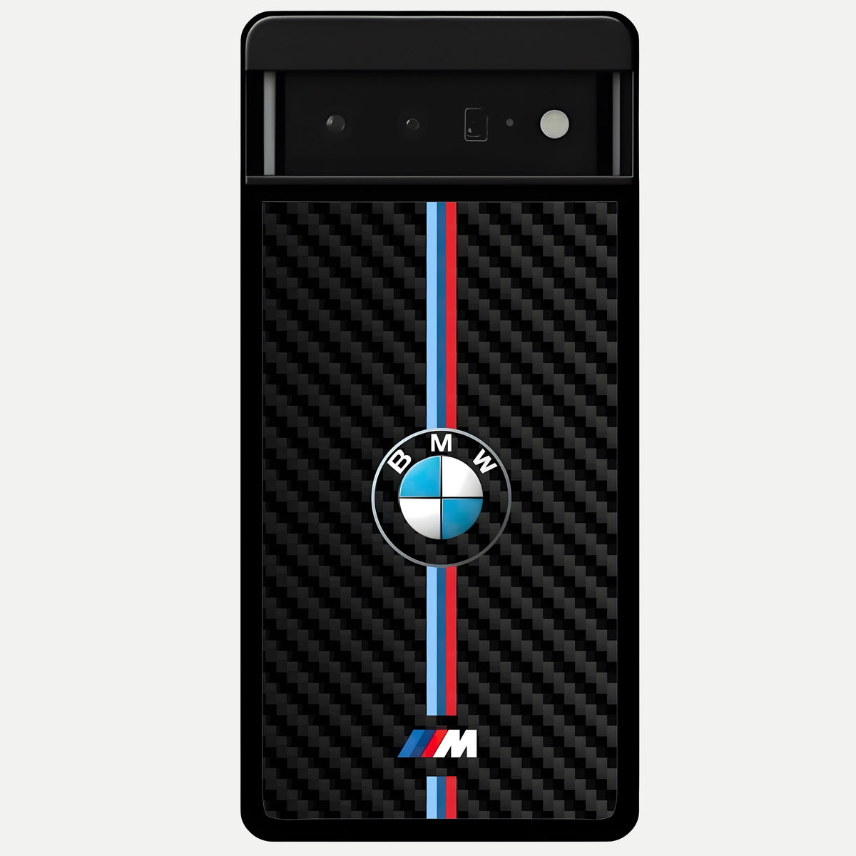  BMW Pattern Glass Case For Google Pixel 6 Pro back cover – full design glossy printed glass finish