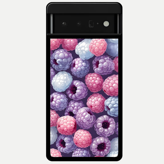  Berry Candy Pop Glass Case For Google Pixel 6 Pro back cover – full design glossy printed glass finish