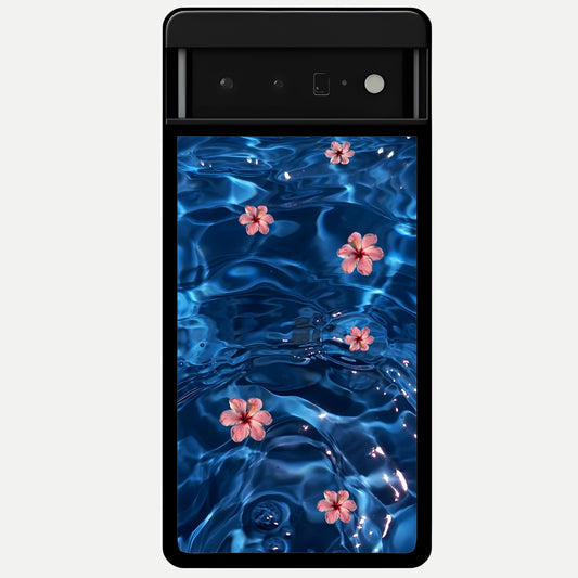  Bloom Thread Art Glass Case For Google Pixel 6 Pro back cover – full design glossy printed glass finish