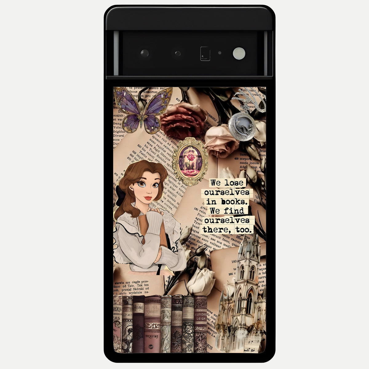  Bookish Dream World Glass Case For Google Pixel 6 Pro back cover – full design glossy printed glass finish