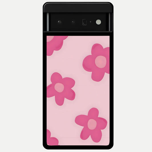  Candy Bloom Dreams Glass Case For Google Pixel 6 Pro back cover – full design glossy printed glass finish