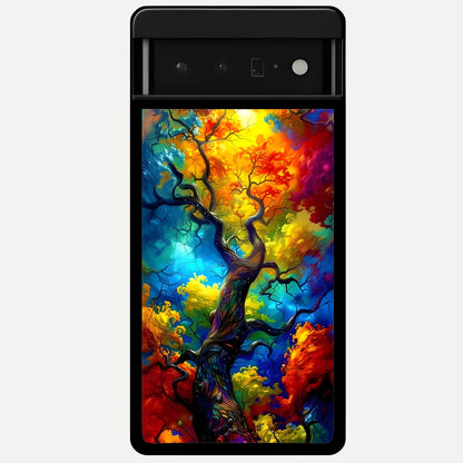  Colorful Soda Bottles Glass Case For Google Pixel 6 Pro back cover – full design glossy printed glass finish