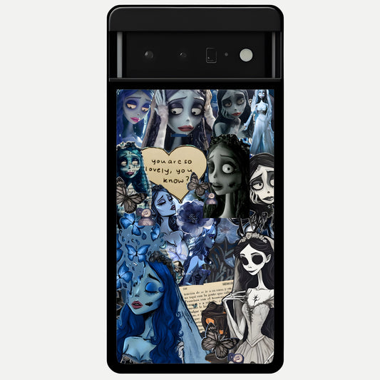  Corpse Bride Posters Glass Case For Google Pixel 6 Pro back cover – full design glossy printed glass finish