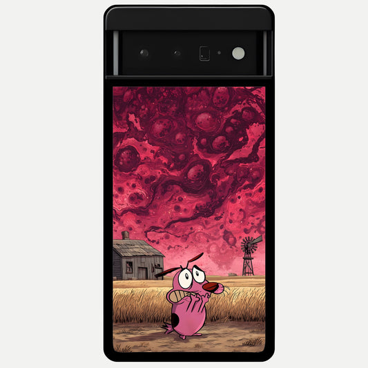  Courage Under Sky Glass Case For Google Pixel 6 Pro back cover – full design glossy printed glass finish