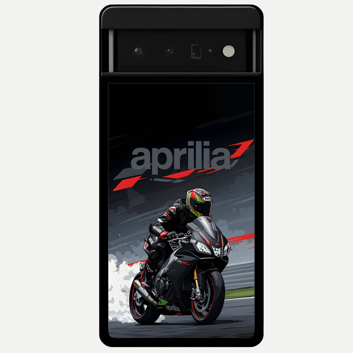  Dark Aprilla Glass Case For Google Pixel 6 Pro back cover – full design glossy printed glass finish