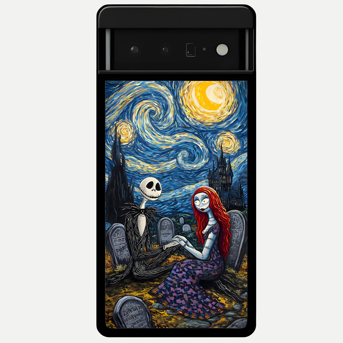  Eternal Night Love Glass Case For Google Pixel 6 Pro back cover – full design glossy printed glass finish