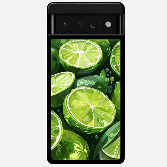  Green Kawasaki Glass Case For Google Pixel 6 Pro back cover – full design glossy printed glass finish