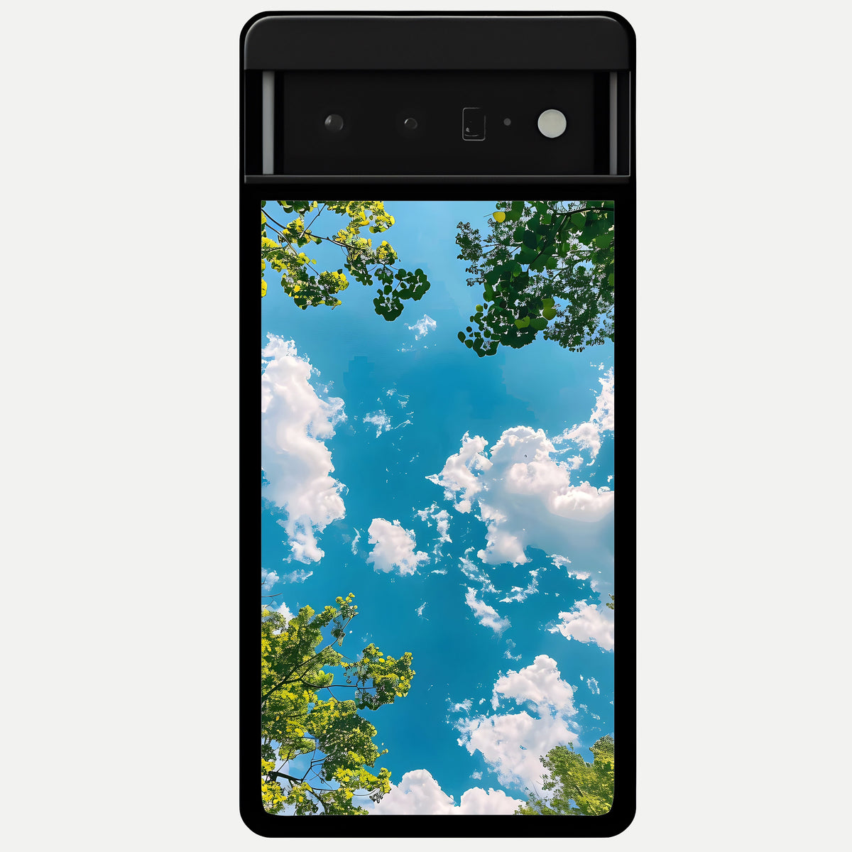  Green Moon Energy Glass Case For Google Pixel 6 Pro back cover – full design glossy printed glass finish