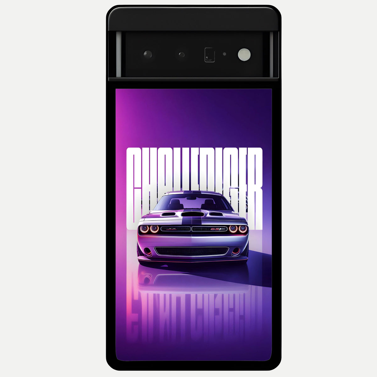  Midnight Muscle Ride Glass Case For Google Pixel 6 Pro back cover – full design glossy printed glass finish