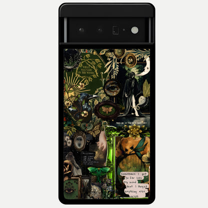  Mystic Woods Secret Glass Case For Google Pixel 6 Pro back cover – full design glossy printed glass finish