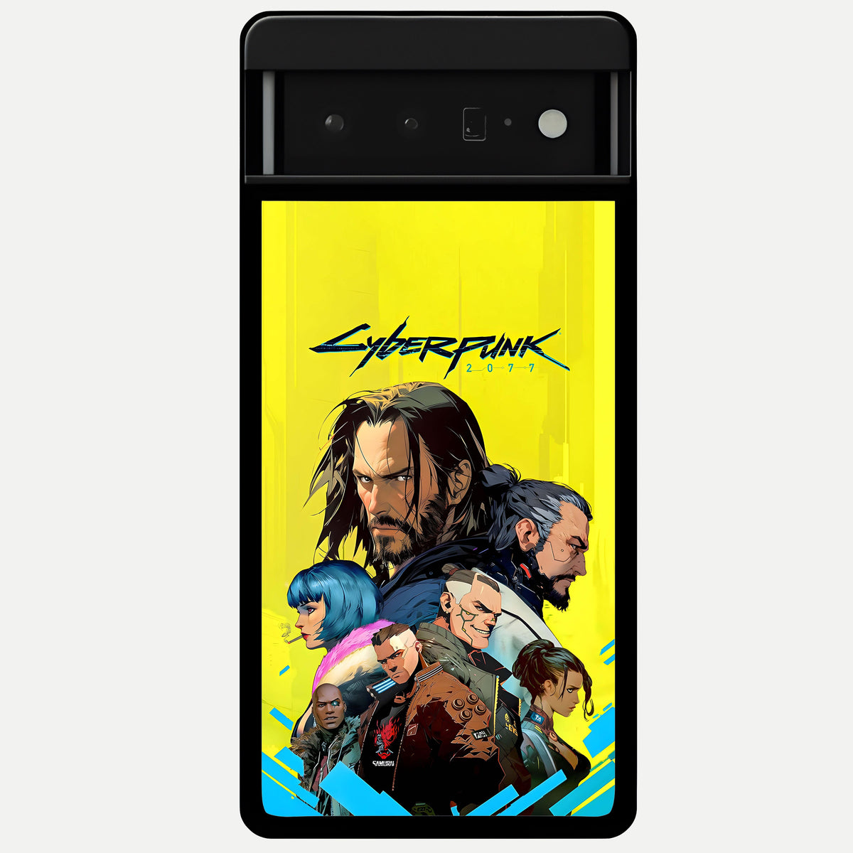  Neon Rebel Genesis Glass Case For Google Pixel 6 Pro back cover – full design glossy printed glass finish
