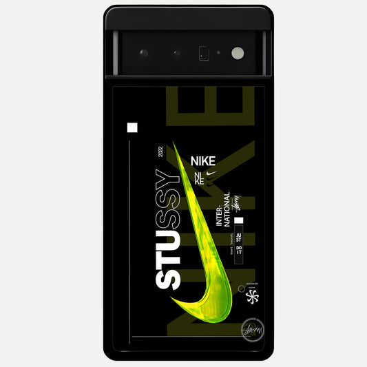  Neon Street Edition Glass Case For Google Pixel 6 Pro back cover – full design glossy printed glass finish